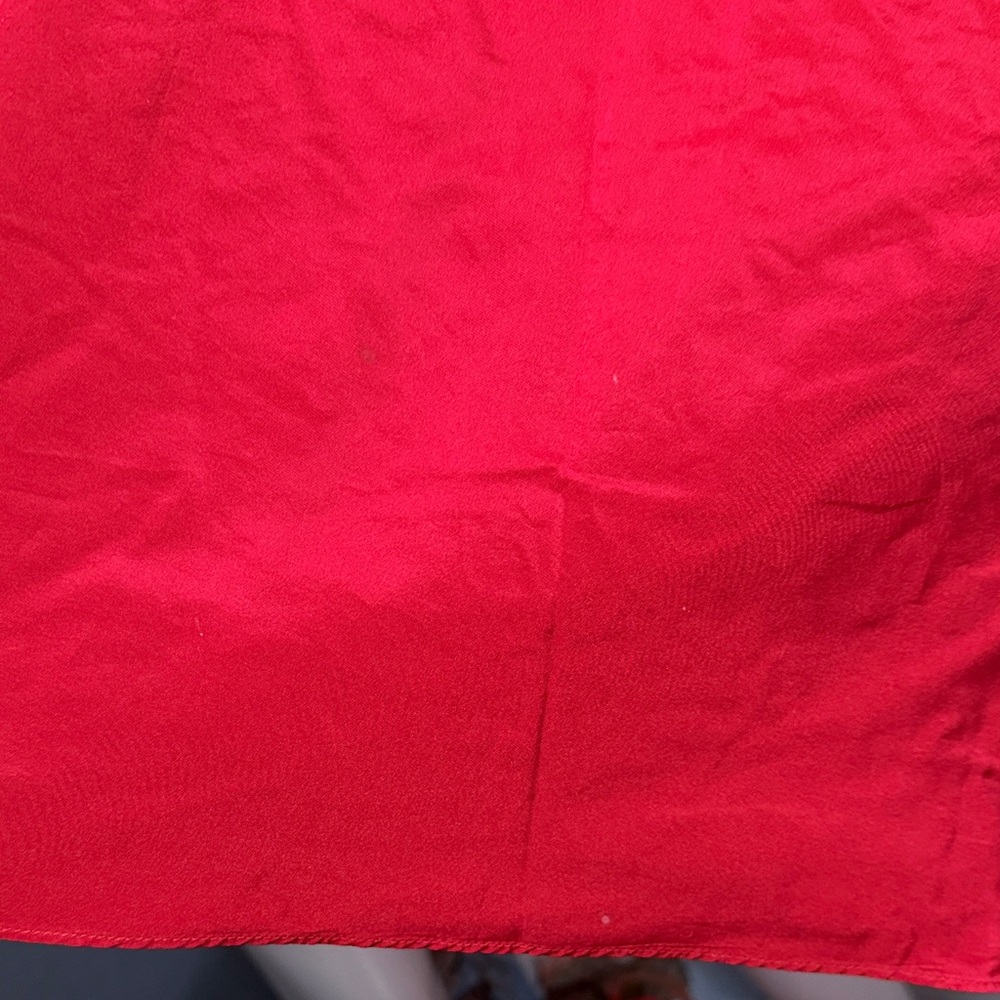 Max Mara Ponza Red High Waist Maxi Skirt Holiday Formal Party Luxury Minimalist - Picture 4 of 10